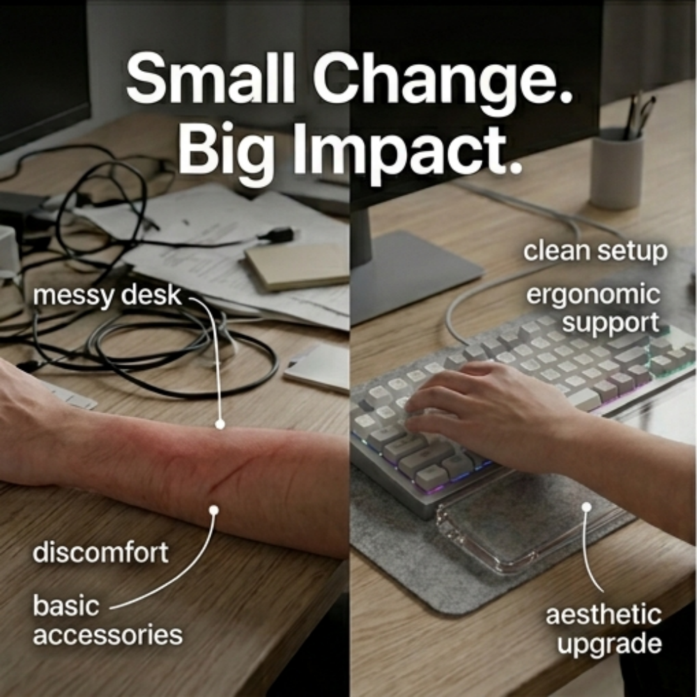 Crystal Clear Wrist Rest