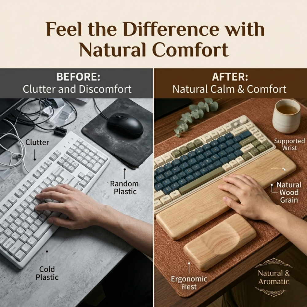 Camphor Wood Wrist Rest