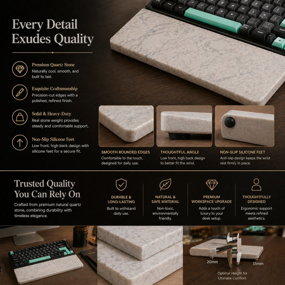 Quartz Wrist Rest